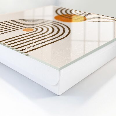 Schlüsselbox im Retro-Geometrie-Design