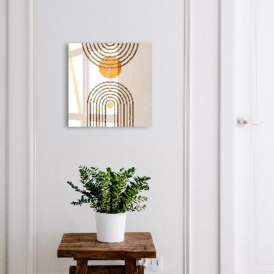 Schlüsselbox im Retro-Geometrie-Design