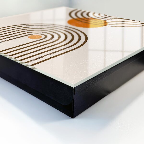 Schlüsselbox im Retro-Geometrie-Design