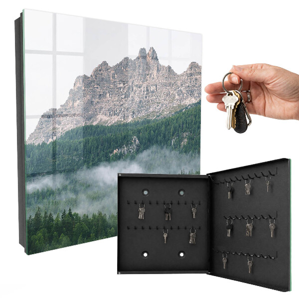 Schlüsselkasten für die Wand mit Bergpanorama-Motiv