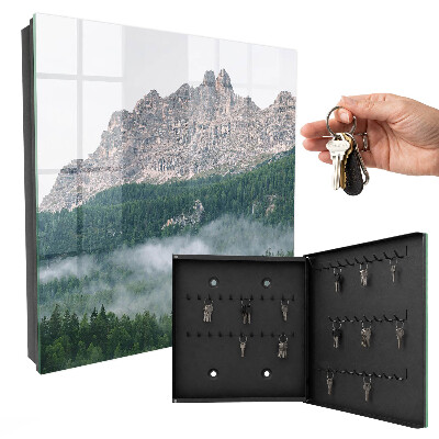 Schlüsselkasten für die Wand mit Bergpanorama-Motiv