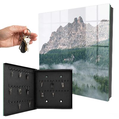 Schlüsselkasten für die Wand mit Bergpanorama-Motiv