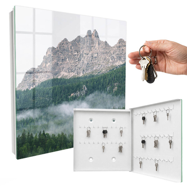Schlüsselkasten für die Wand mit Bergpanorama-Motiv