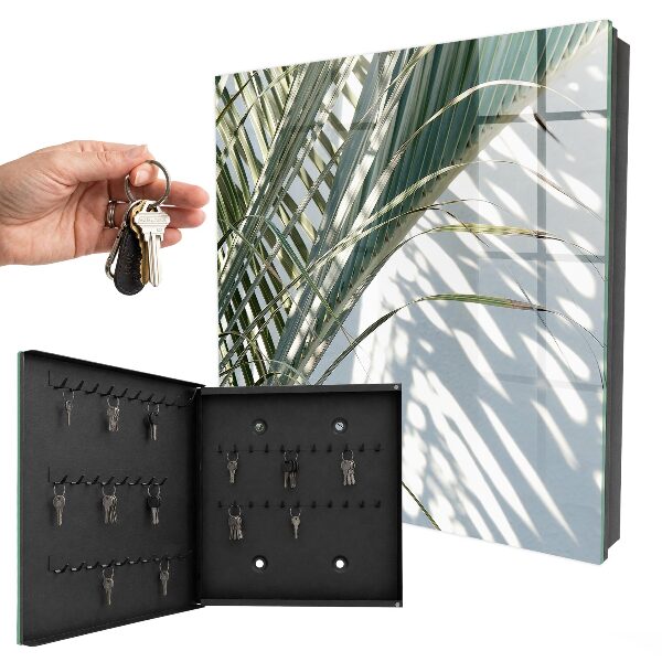 Schlüsselkasten mit Motiv Palmen und Schatten