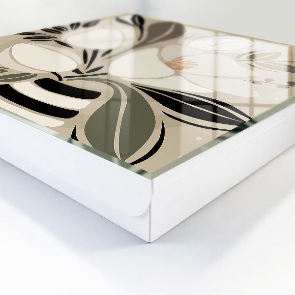 Schlüsselbox mit floralem Minimalismus-Design
