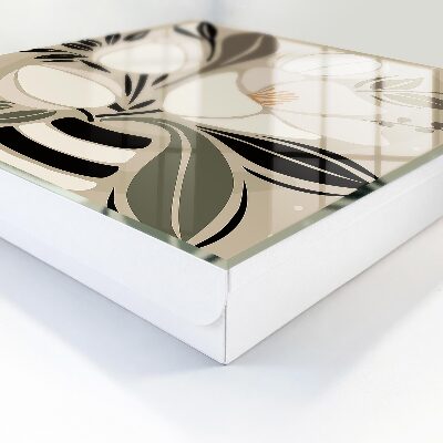 Schlüsselbox mit floralem Minimalismus-Design