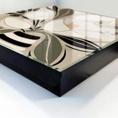 Schlüsselbox mit floralem Minimalismus-Design