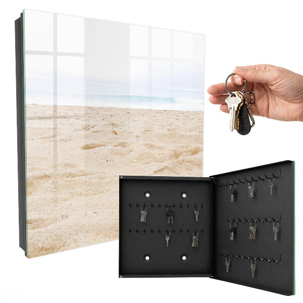 Schlüsselbox für die Wand mit Motiv Entspannung am Strand
