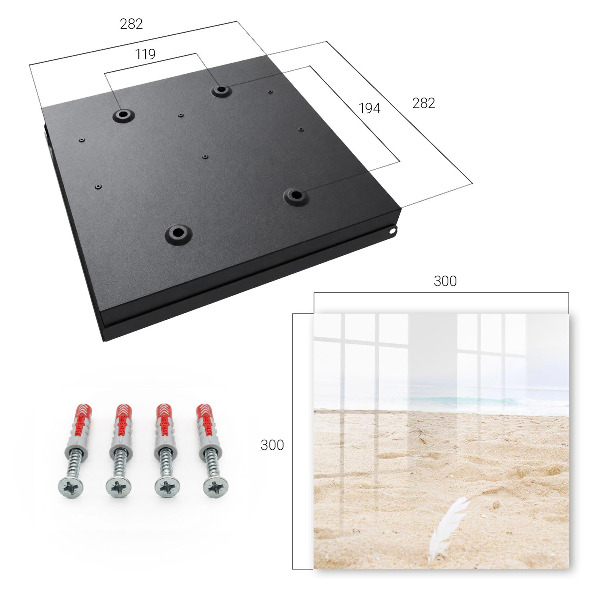 Schlüsselbox für die Wand mit Motiv Entspannung am Strand