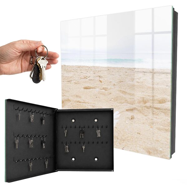 Schlüsselbox für die Wand mit Motiv Entspannung am Strand