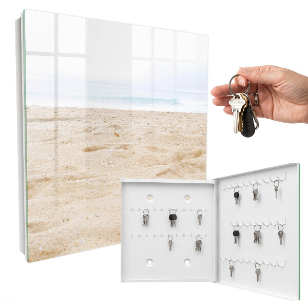 Schlüsselbox für die Wand mit Motiv Entspannung am Strand