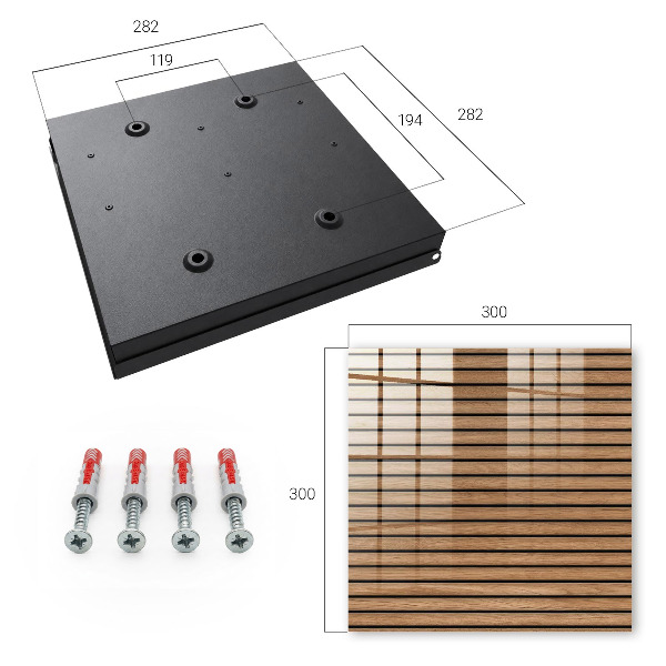Schlüsselkasten aus Holzpaneelen