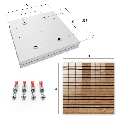 Schlüsselkasten aus Holzpaneelen
