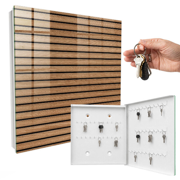 Schlüsselkasten aus Holzpaneelen