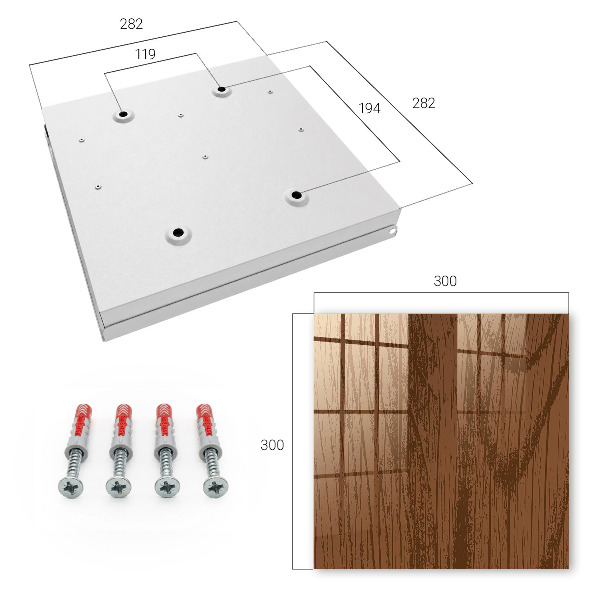 Schlüsselbox aus Holzfäden