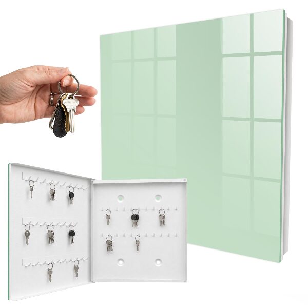 Schlüsselbox für die Wand in Mintgrün