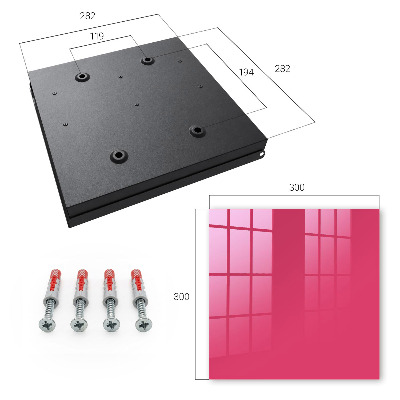 Schlüsselbox in Energetischem Rosa
