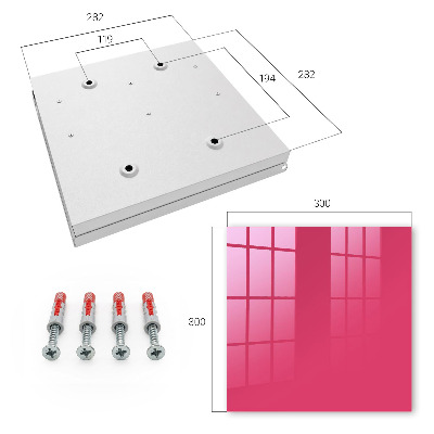 Schlüsselbox in Energetischem Rosa