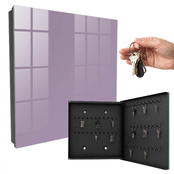 Schlüsselbox für die Wand in der Farbe Lila Flieder