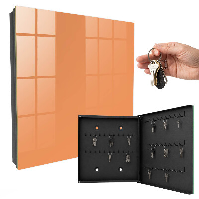 Schlüsselkasten in Pastellorange