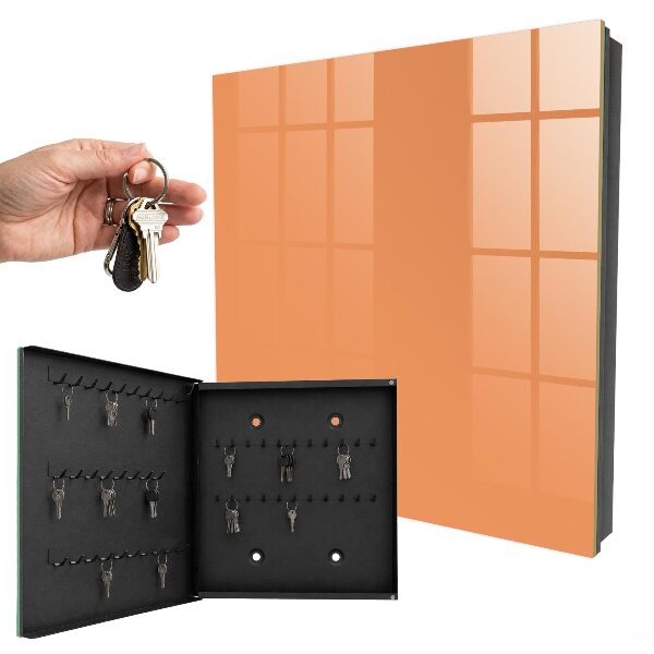 Schlüsselkasten in Pastellorange