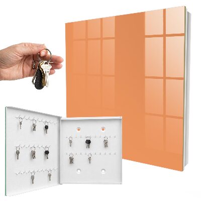 Schlüsselkasten in Pastellorange