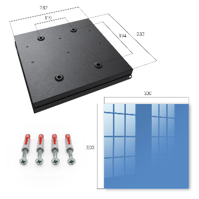 Schlüsselbox in Blau