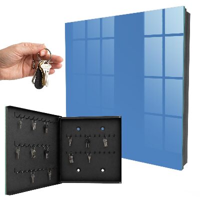 Schlüsselbox in Blau