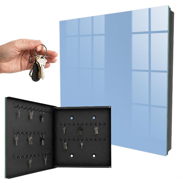 Schlüsselbox in Hellblau