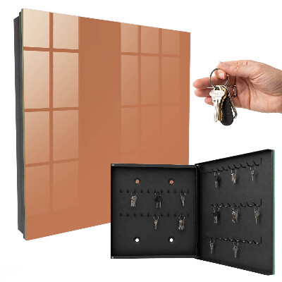 Schlüsselkasten in mattem Orange