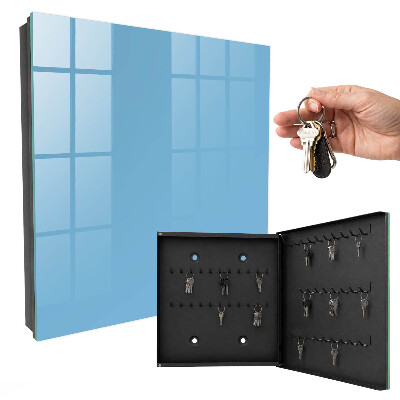 Schlüsselbox in blauer Farbe