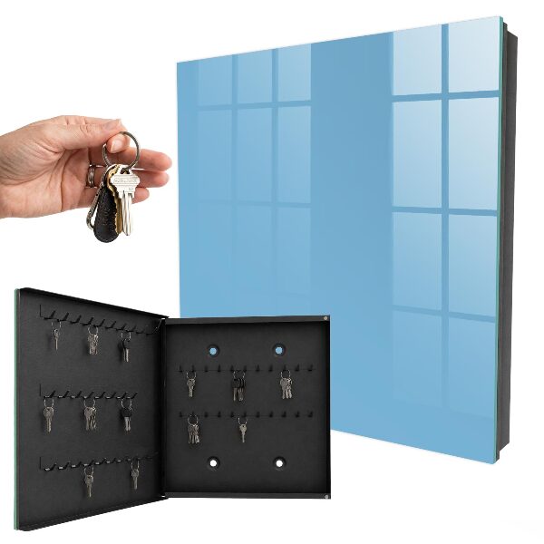 Schlüsselbox in blauer Farbe