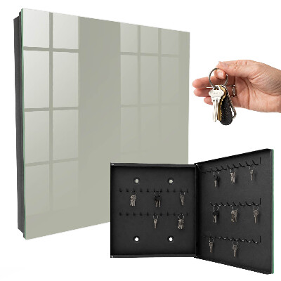 Schlüsselbox für die Wand in Neutralgrau