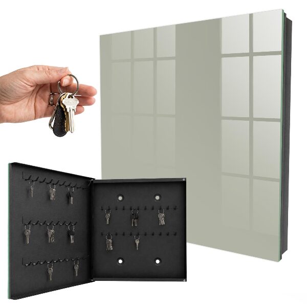 Schlüsselbox für die Wand in Neutralgrau