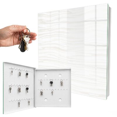 Schlüsselbox für die Wand im Design Sanfte Wellen