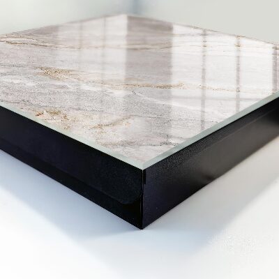 Schlüsselbox in grauem Marmor-Design