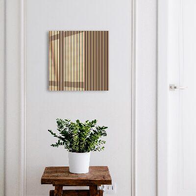 Schlüsselkasten mit minimalistischem Streifenmuster