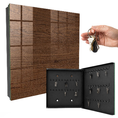 Schlüsselbox mit Holzstruktur
