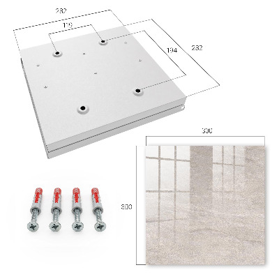 Schlüsselbox mit natürlicher Textur