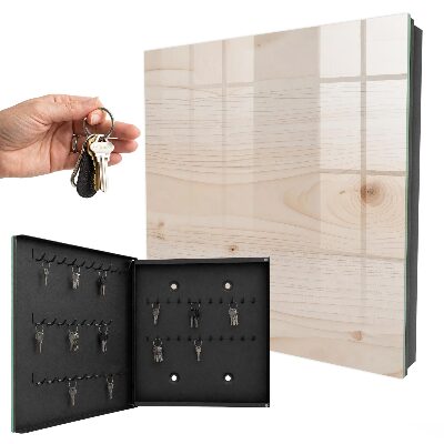 Schlüsselkasten mit Holzstruktur