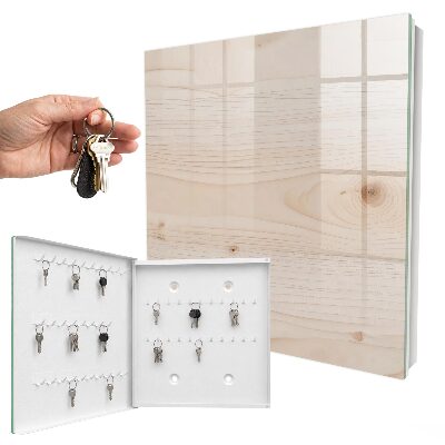 Schlüsselkasten mit Holzstruktur