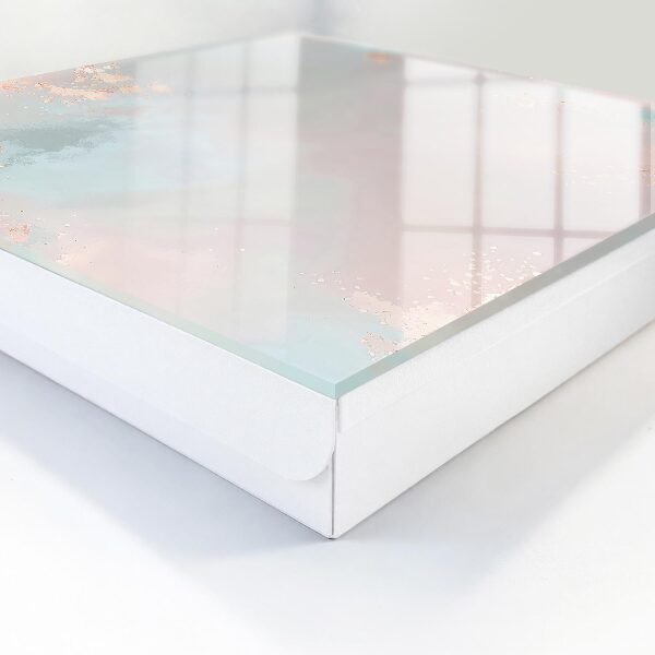 Schlüsselbox mit Motiv Pastellabstraktion