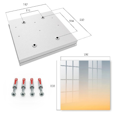 Schlüsselbox zur Wandmontage im Design Pastell Ost