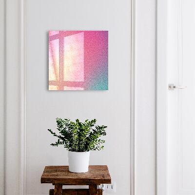Schlüsselbox mit pastellfarbenem Farbverlauf
