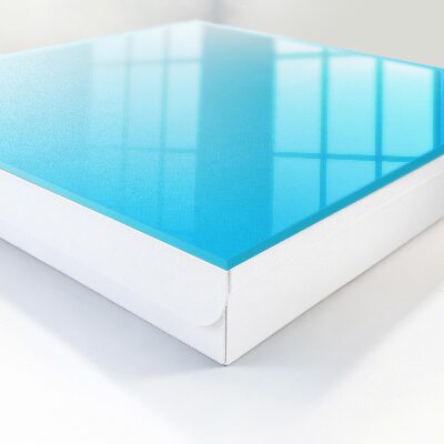 Schlüsselbox mit blauem Farbverlauf