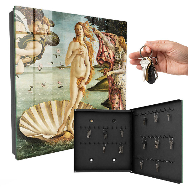 Schlüsselkasten mit Motiv Die Geburt der Venus