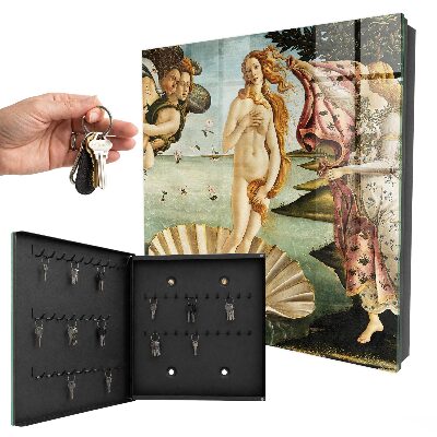 Schlüsselkasten mit Motiv Die Geburt der Venus