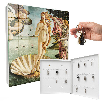Schlüsselkasten mit Motiv Die Geburt der Venus