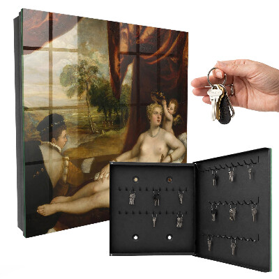 Schlüsselkasten mit Motiv Tizians Venus und der Geigenbauer
