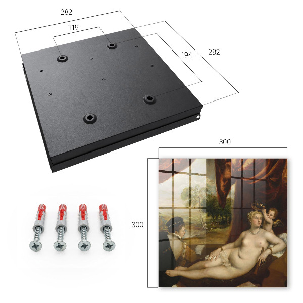Schlüsselkasten mit Motiv Tizians Venus und der Geigenbauer